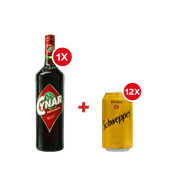 Combo Cynar e Schweppes Tônica