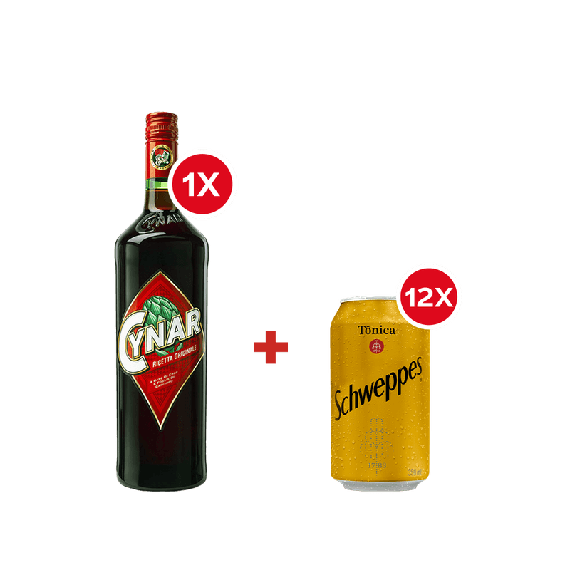 Combo-Cocktail-Cynar-e-Schweppes-Tonica