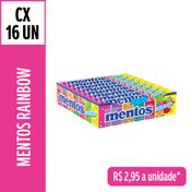 Bala Mentos Rainbow - caixa 16un