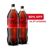 Combo 50% na 2ª Coca-Cola Sem Açúcar 2L+250ml