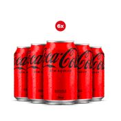 Pack 6 Coca-Cola Zero Açúcar 350ml
