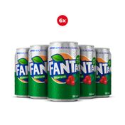 Pack 6 Fanta Guaraná Zero 350ml