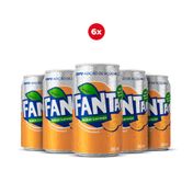 Pack 6 Fanta Laranja Zero 350ml