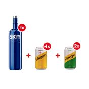 Combo Skyy e Schweppes Sem Açúcar