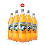 Pack 6 Fanta Laranja Zero 2L Pet