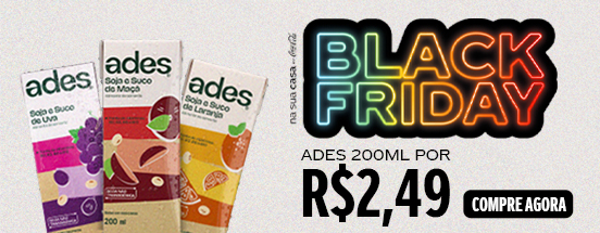 Black Friday | Ades 200ml por R$2,49