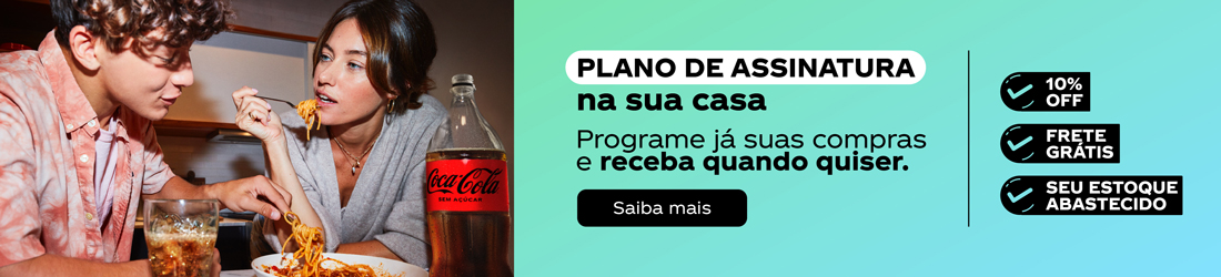 Banner do clube de assinatura coca-cola