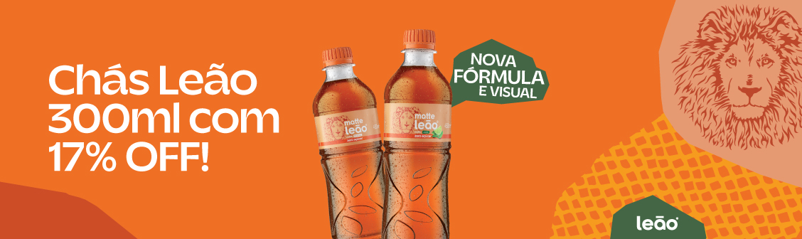 17% OFF em Chás Leão 300ml